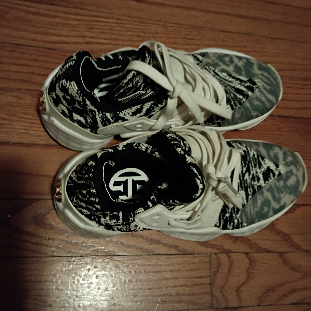 adidas Black and White Athletic Shoes